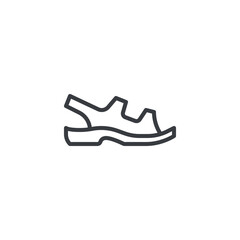 Sandals line icon