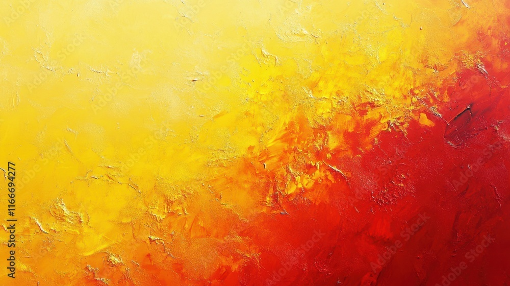 Poster yellow and red gradient background design with noise texture effect, for art product design and soci