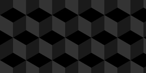 Abstract geometric black overlap cube elegant minimal digital layer shape space technology luxury gird monochrome triangle creative paper texture background.	

