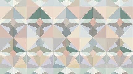 Simple Geometric Pastel Pattern Background for World Introvert Day
