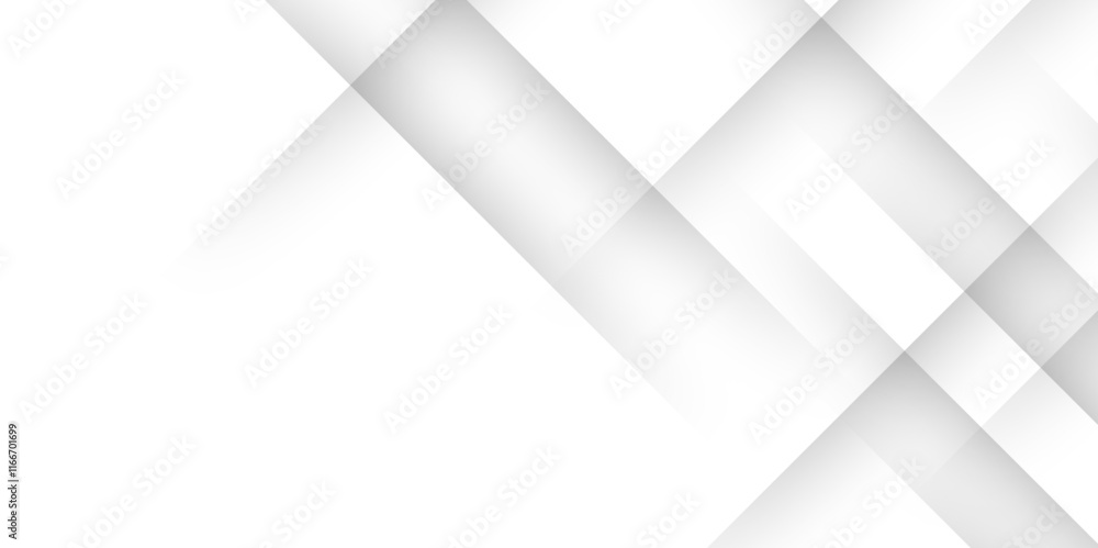 Fototapete Elegant abstract background with grey lines with shadow. modern abstract gray line light dynamic shape composition background. Gray and white geometric background with copy space. , Modern design.	