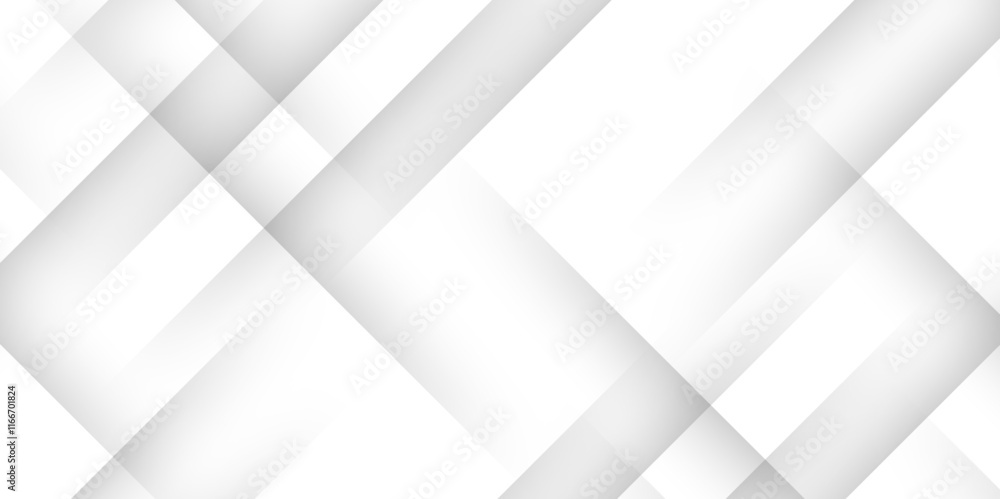 Aufkleber Elegant abstract background with grey lines with shadow. modern abstract gray line light dynamic shape composition background. Gray and white geometric background with copy space. , Modern design.	