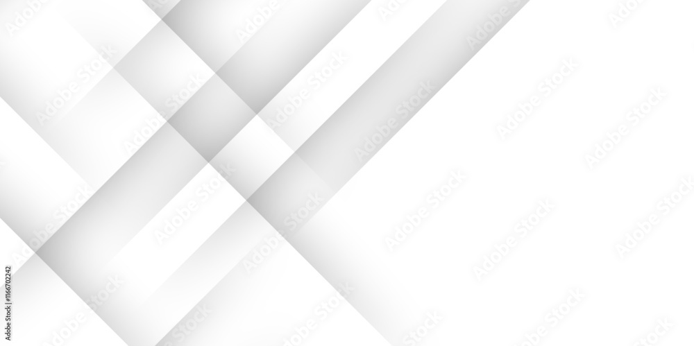 Aufkleber Elegant abstract background with grey lines with shadow. modern abstract gray line light dynamic shape composition background. Gray and white geometric background with copy space. , Modern design.	