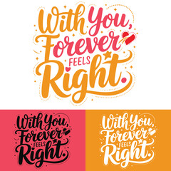 Quotes text vector for T-shirts and card printing related to show love feelings on valentines day/ happy marriage cards / relationship cards 