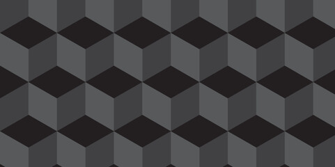 Abstract geometric black overlap cube elegant minimal digital layer shape space technology luxury gird monochrome triangle creative paper texture background.	
