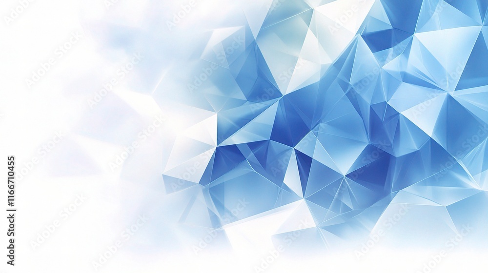 Poster modern abstract blue geometric background with shapes and patterns