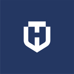 vector logo H shield