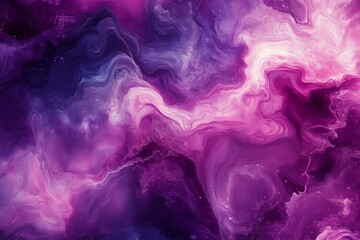 Fototapeta premium Psychedelic purple magenta gradient background, dynamic flow texture, web banner, seamless gradients, Generative AI