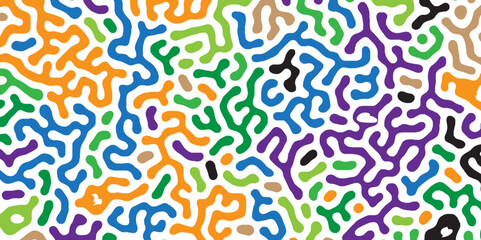 seamless pattern with stripes turring pattern colorful floral texture background.