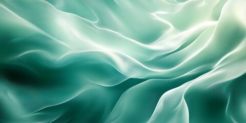Fototapeta premium Psychedelic turquoise olive gradient background, holographic gradients texture, digital cover, minimalist style, Generative AI