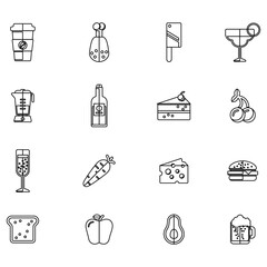 set of icons for web