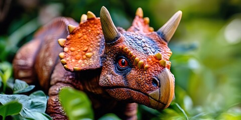 Obraz premium triceratops in nature 