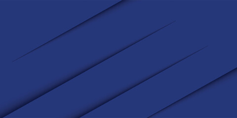 Modern abstract blue background with diagonal line. Simple graphic design element. Futuristic concept. Horizontal banner template with space for your text. Vector
