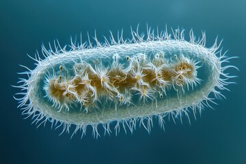 Fototapeta premium bacteria under microscope