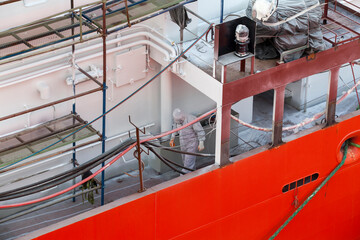 Workers in shipyards and shipbuilding