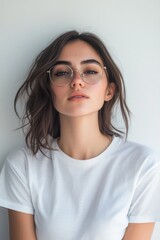 Obraz premium Woman with glasses