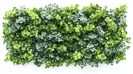 A vibrant green display various plants arranged a fresh modern aesthetic an indoor setting