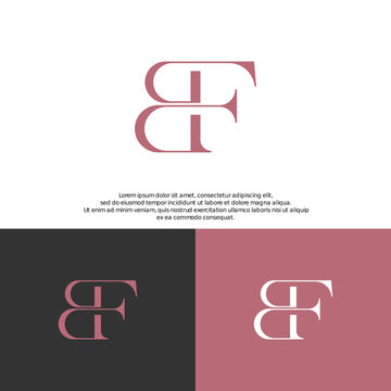 Logo BF, FB Concept Logo Letter