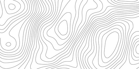 Abstract Blank Detailed Topographic Contour Map Subtle White Vector Background, Topography map art curve drawing. geographic contour map paper texture,paper texture Imitation of a geographical map sha