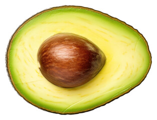 PNG Avocado slice fruit plant.
