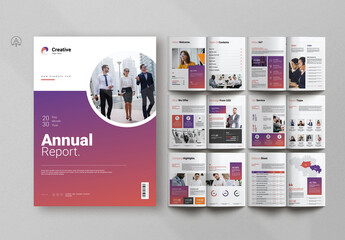Annual Report Brochure Template