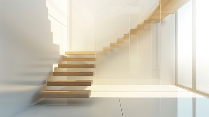 Obraz premium Decent staircase design in home 