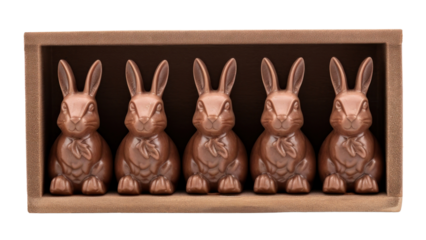 PNG Chocolate head bunny animal mammal easter.