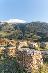 Albania old ruin of Amanti, Illyrian old city