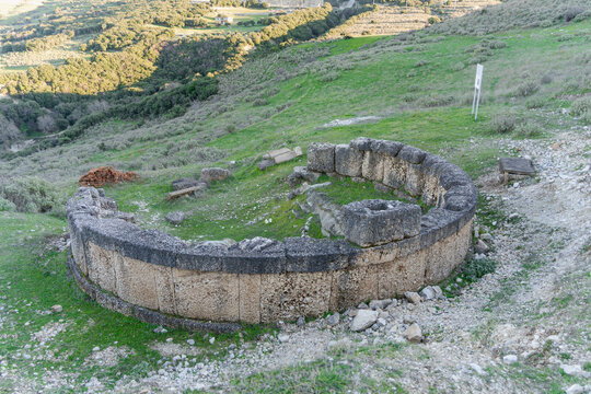 Albania old ruin of Amanti, Illyrian old city