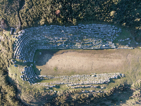 Albania old ruin of Amanti, Illyrian old city