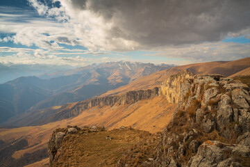 Mount Dimats under the Clouds at ~2500 above the sea. Ijevan Mountains, Armenia