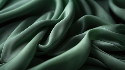 Beautiful and Soft Sage Green Satin Silk Fabric for Luxurious Gowns Wedding Drapes and Elegant Living Room Decor