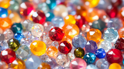 Sparkling Beads Background Wallpaper