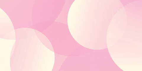 Modern background, modern minimalist pink and yellow gradations, circle effect art simple nice