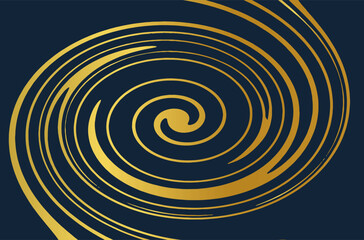 Golden swirl background.