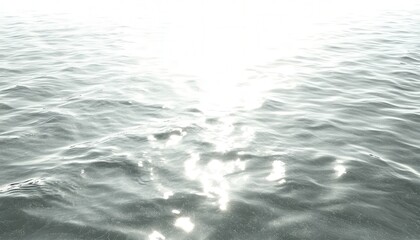 Fototapeta premium Sparkling Sunlight on Calm Ocean Water Surface Texture Background