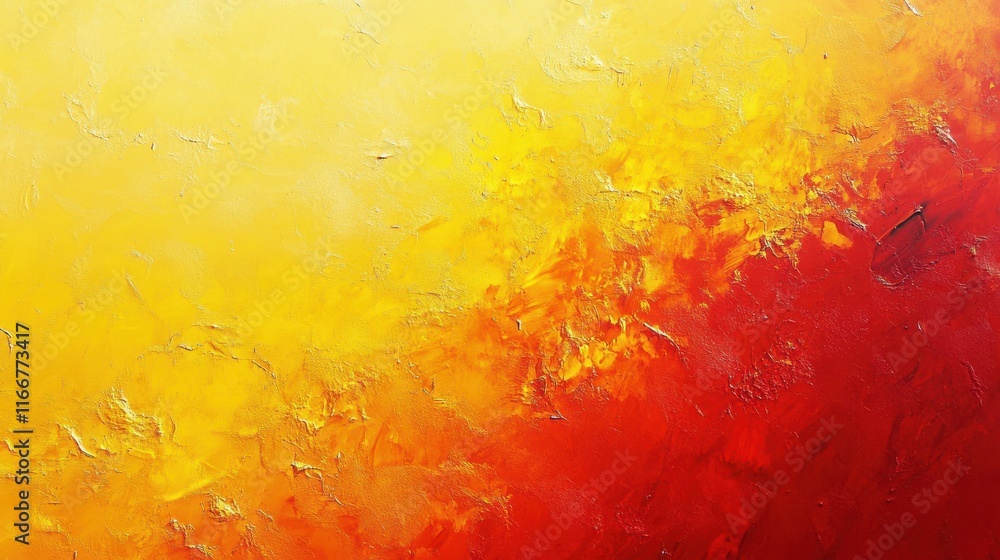 Poster yellow and red gradient background design with noise texture effect, for art product design and soci