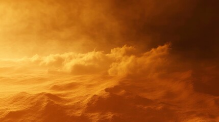 Fototapeta premium Desert Storm with Diminished Air Quality Effects