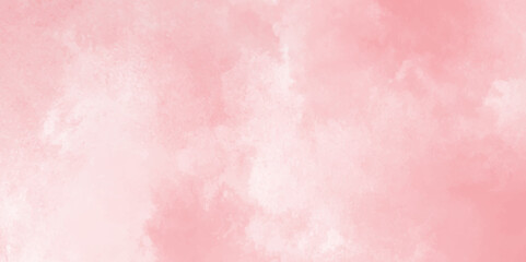 Abstract brush painted sky fantasy pastel pink watercolor background,Soft Pink watercolor background for your design,Watercolor painted background. Brush stroked painting,