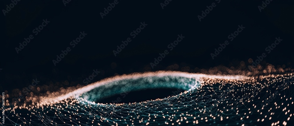 Poster abstract glowing network digital data connectivity technology background
