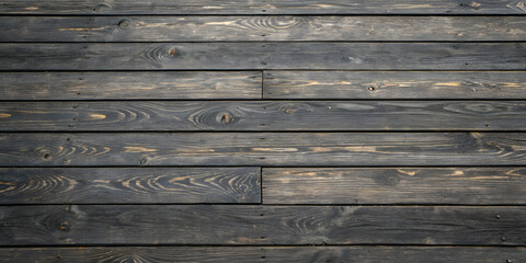 Fototapeta premium Vintage Wooden Wall with Rough Texture and Weathered Brown Planks