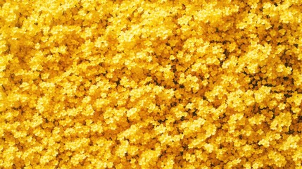 Vibrant Yellow Floral Background Texture Featuring Fresh Spring Wattle Blossoms in Full Bloom