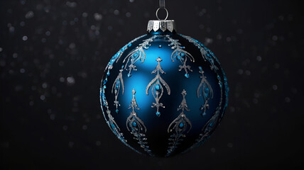 Festive New Year's decorations featuring sparkling ornaments, shimmering lights, and vibrant holiday accents, creating a joyful celebration vibe