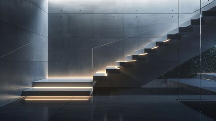 Obraz premium Beautiful stairs design in home 