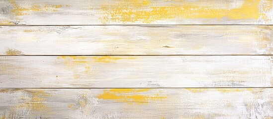 Textured golden yellow and white wooden panel background perfect for photography, design projects,...