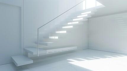 Obraz premium Beautiful stairs design in home 