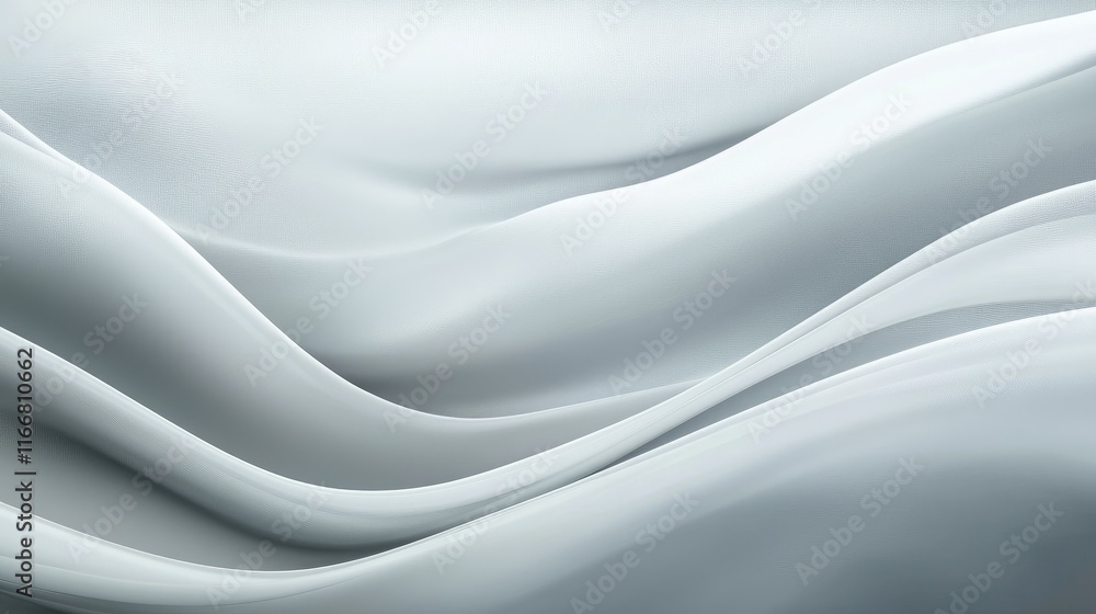 Poster elegant gray satin fabric background with subtle waves for textured design and branding projects