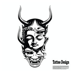 bull skull isolated on white