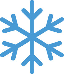 snowflake on blue background. Snowflake winter season icon  vector 
