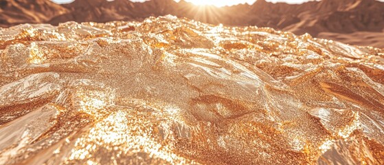 Obraz premium Golden Texture Background Luxury Shiny Elegant Gold Surface
